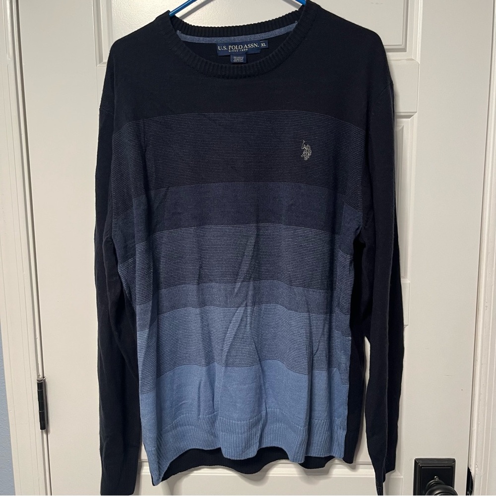 U.S. Polo Assn. Blue Ombré Sweater